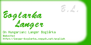 boglarka langer business card