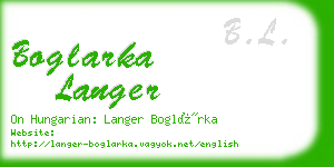 boglarka langer business card